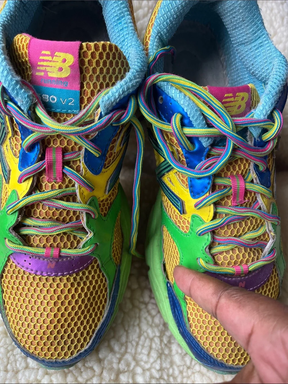 New Balance 580 W580RR2 Multicolor Women’s Size 10 Retro Sneakers